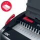 Masina de indosariat GBC CombBind CB12, manuala, cu spire din plastic, A4, 12/165 coli, negru-argintiu