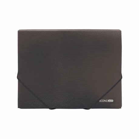 Mapa cu elastic A4, PP, 500 microni, negru