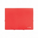 Mapa cu elastic A4, PP, 500 microni, rosu