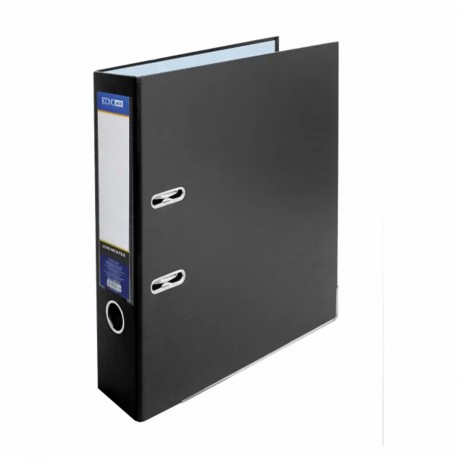 Biblioraft A4, PP/Carton, 70 mm, negru