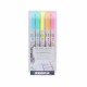 Textmarker cu doua capete Zebra, Mildliner, albastru