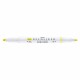 Textmarker cu doua capete Zebra, Mildliner, galben