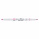 Textmarker cu doua capete Zebra, Mildliner, roz