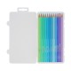 Set 12 creioane de colorat Legami Live colourfully, ocean