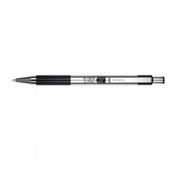 Pix cu mecanism Zebra, F301, 0.7 mm, corp negru, scriere albastra