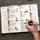 Marker permanent cu doua capete Zebra, Mckie Care, 0.5 mm/1 mm, negru