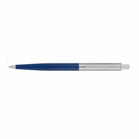 Pix cu mecanism Zebra, 901, 0.7 mm, corp albastru, scriere albastra