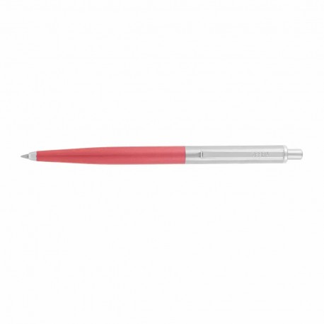Pix cu mecanism Zebra, 901, 0.7 mm, corp roz, scriere albastra