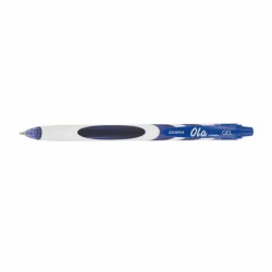 Pix cu gel cu mecanism Zebra, Ola, 0.5 mm, albastru