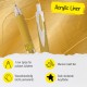 Liner acrilic Online, auriu, 1.0 mm