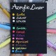 Liner acrilic Online, auriu, 1.0 mm