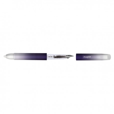Stilou Online MagicXX, cerneala termosensibila, culoare scriere albastru, design lavanda