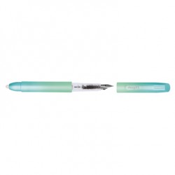 Stilou Online MagiXX, cerneala termosensibila, culoare scriere albastru, design turcoaz