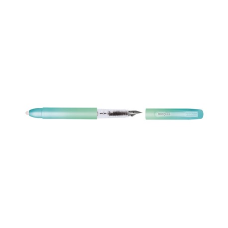 Stilou Online MagiXX, cerneala termosensibila, culoare scriere albastru, design turcoaz