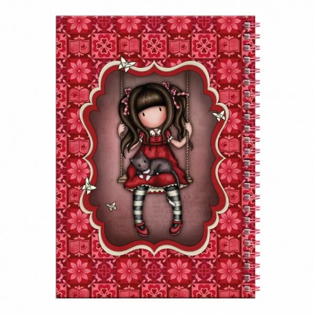 Caiet Gorjuss Ruby, cu accesorii papetarie