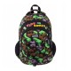 Ghiozdan Looz Premium, 3 compartimente, Play Games, model pixelat