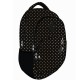 Ghiozdan Loozz Premium Golden Dots, 2 compartimente, negru