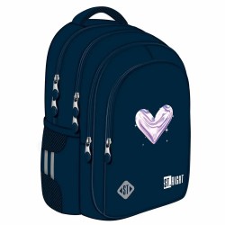 Ghiozdan Majewski ST Right, BP58, Moonlight Heart, 16 inch, 4 compartimente
