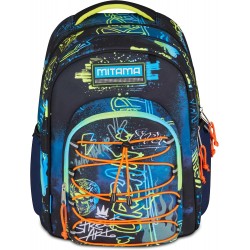 Ghiozdan Mitama New Plus, 3 compartimente, Urban Evo