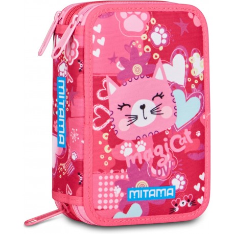 Penar echipat Mitama Triplo, 3 compartimente, Cuddly Kitten