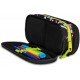 Penar oval Mitama, 3 compartimente echipat, design galben cu negru