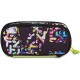 Penar oval Mitama, 3 compartimente echipat, design galben cu negru