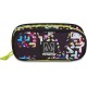 Penar oval Mitama, 3 compartimente echipat, design galben cu negru