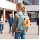Ghiozdan Astra Fluffy Capy AB330, 3 compartimente, 39 x 28 x 15 cm