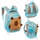 Ghiozdan Astra Fluffy Capy AB330, 3 compartimente, 39 x 28 x 15 cm