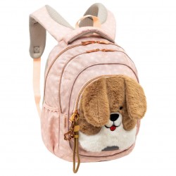 Ghiozdan Astra Fluffy Puppy AB330, 3 compartimente, 39 x 28 x 15 cm