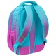 Ghiozdan scoala Astra AB200, Hexagon Mint Ombre, 3 compartimente, 44 x 32 x 19 cm