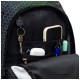 Ghiozdan Astra AB200, Hexagon Green Ombre, 3 compartimente, 44 x 32 x 19 cm