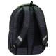 Ghiozdan Astra AB200, Hexagon Green Ombre, 3 compartimente, 44 x 32 x 19 cm