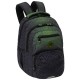 Ghiozdan Astra AB200, Hexagon Green Ombre, 3 compartimente, 44 x 32 x 19 cm