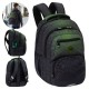 Ghiozdan Astra AB200, Hexagon Green Ombre, 3 compartimente, 44 x 32 x 19 cm