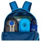 Ghiozdan Astra AB200, Hexagon Blue Ombre, 3 compartimente, 44 x 32 x 19 cm