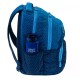 Ghiozdan Astra AB200, Hexagon Blue Ombre, 3 compartimente, 44 x 32 x 19 cm