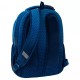 Ghiozdan Astra AB200, Hexagon Blue Ombre, 3 compartimente, 44 x 32 x 19 cm