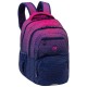 Ghiozdan Astra AB200, Hexagon Pink Ombre, 3 compartimente, 44 x 32 x 19 cm