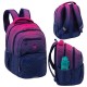 Ghiozdan Astra AB200, Hexagon Pink Ombre, 3 compartimente, 44 x 32 x 19 cm