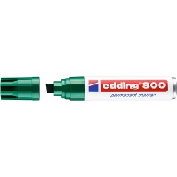 Marker permanent Edding 800, 4 - 12 mm, verde