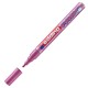 Marker permanent Edding 751 cu vopsea, corp metalic, varf rotund, 1-2 mm, roz metalic
