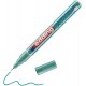 Marker permanent Edding 751 cu vopsea, corp metalic, varf rotund, 1-2 mm, verde metalic