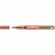 Marker permanent Edding 751 cu vopsea, corp metalic, varf rotund, 1-2 mm, cupru metalic