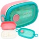 Cutie pentru pranz Astra Aqua Pure, 900 ml, 21 x 12 x 7 cm, roz/verde