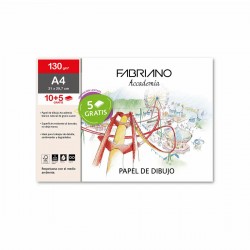 Bloc desen Fabriano Scuola, A4, 130g, 10+5 file
