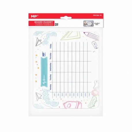 Planer magnetic saptamanal Main Paper, format A44