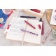 Roller Stabilo worker+NatureCOLORS Wildflower, 0.5 mm, corp burgundy, cerneala albastra