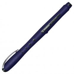 Roller Stabilo worker+NatureCOLORS Wildflower, 0.5 mm, corp burgundy, cerneala albastra