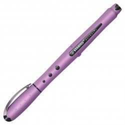 Roller Stabilo worker+NatureCOLORS Wildflower, 0.5 mm, corp burgundy, cerneala albastra